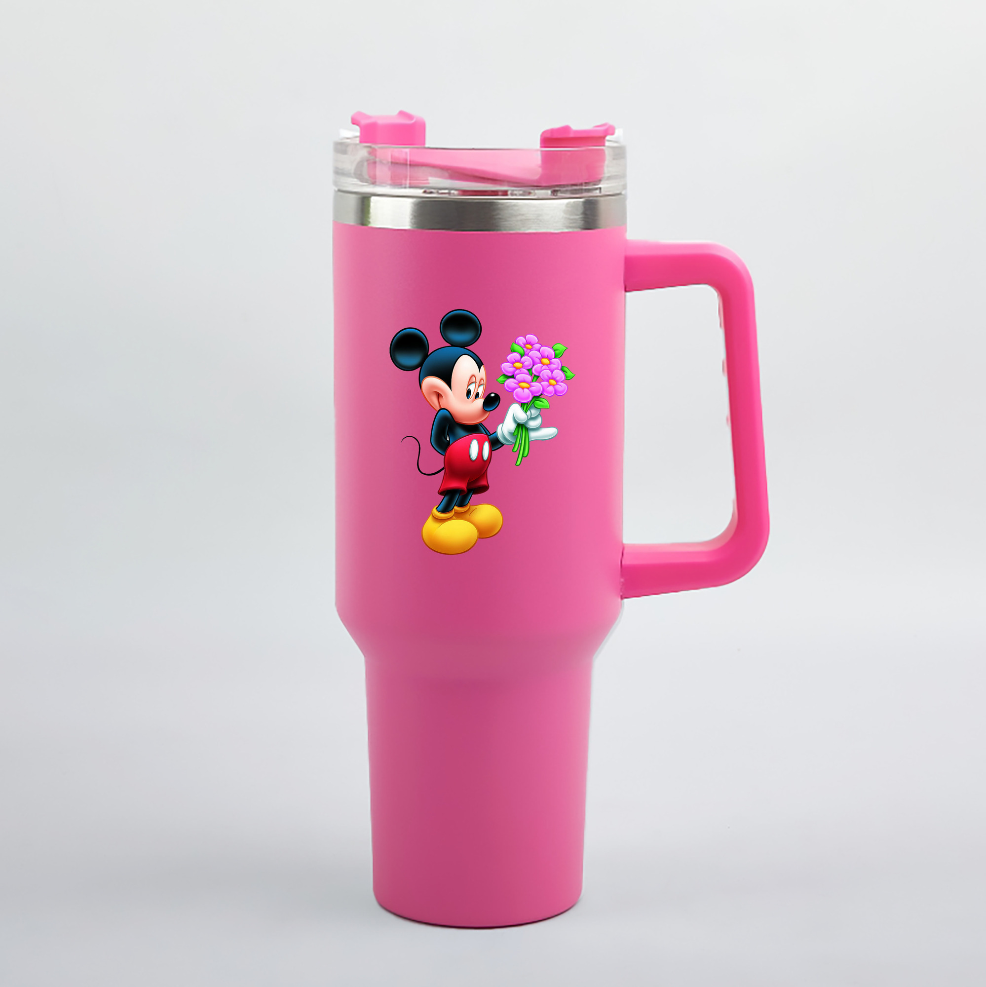 （画像用） ミッキーマウス Mickey Mouse 1200mL車用タンブラー（カラープリント）
